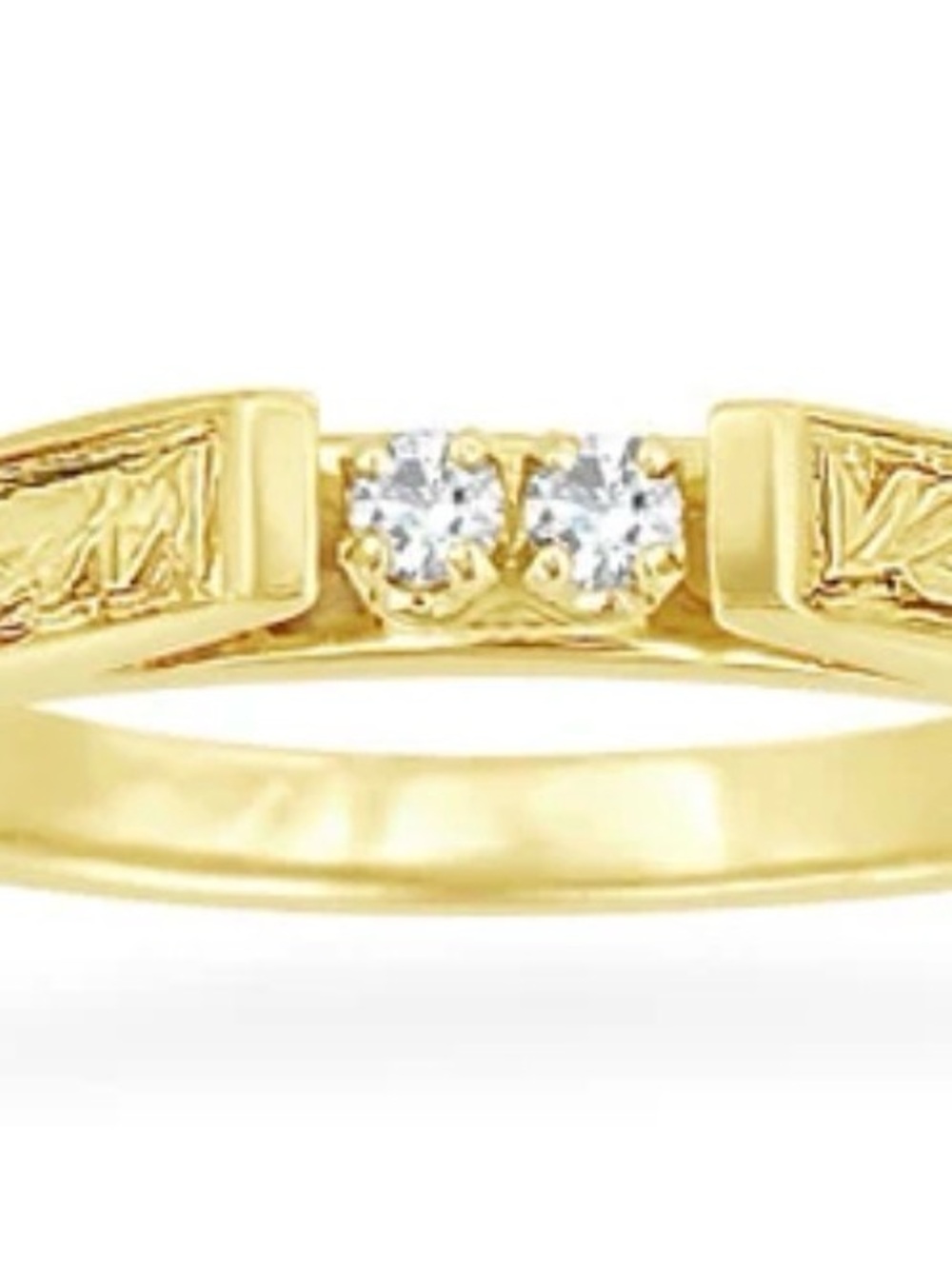 14k Yellow Gold Hawaiian Ring